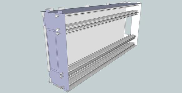 Eurorack Lasercut Case 104HP 5U 83mm