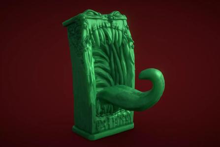 Dungeons and Dragons Bookcase Mimic Figure