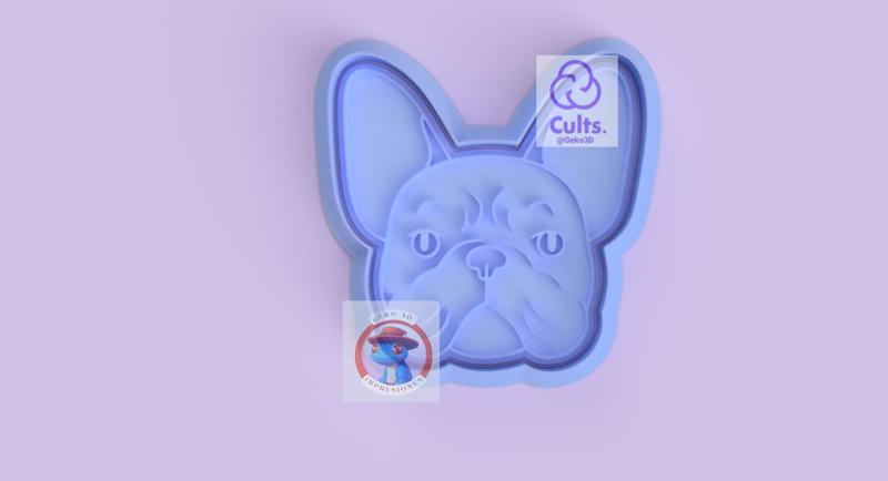 French Bulldog cookie cutter (French Bulldog cookie cutter)