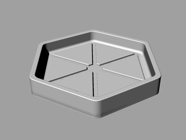 Hexagon Pot Saucer, Planter Saucer, Planter Tray for drainage