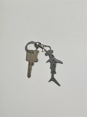 CUTE FLEXI PRINT-IN-PLACE FISH HAMMERHEAD SHARK - KEYCHAIN