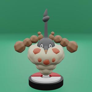 Pokemon No. 413 Wormadam (Sandy Cloak)