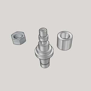 Japan Lathe Grade 2 License Examination 3D Model Teaching Material