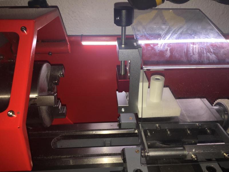 Part for metal lathe to make flat faces.