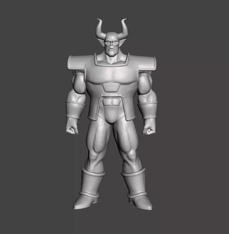 Shisami 3D Model horned man