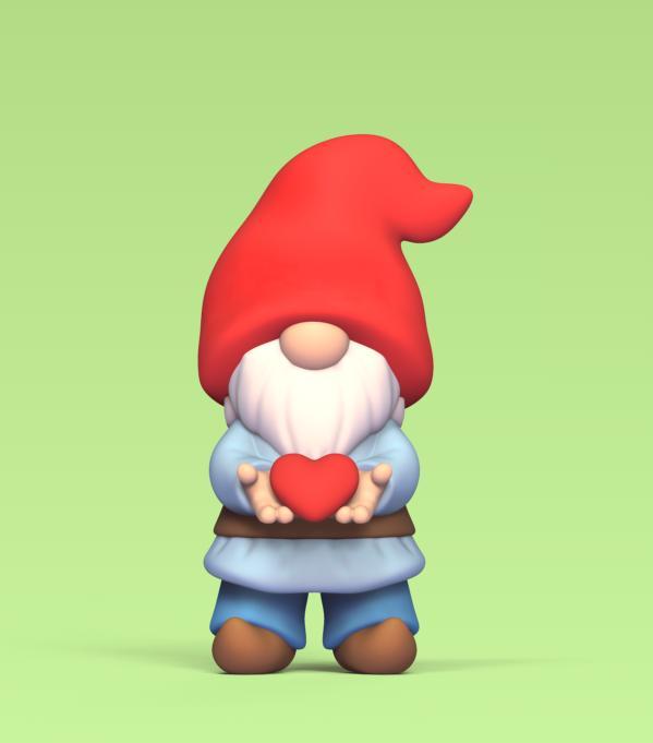 Gnome Giving Heart