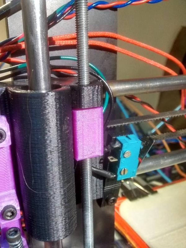Z axis anti backlash for Prusa i3 Shorter Version