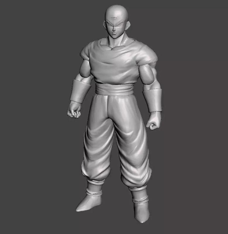 Tien Shinhan Dragon ball 3D Model