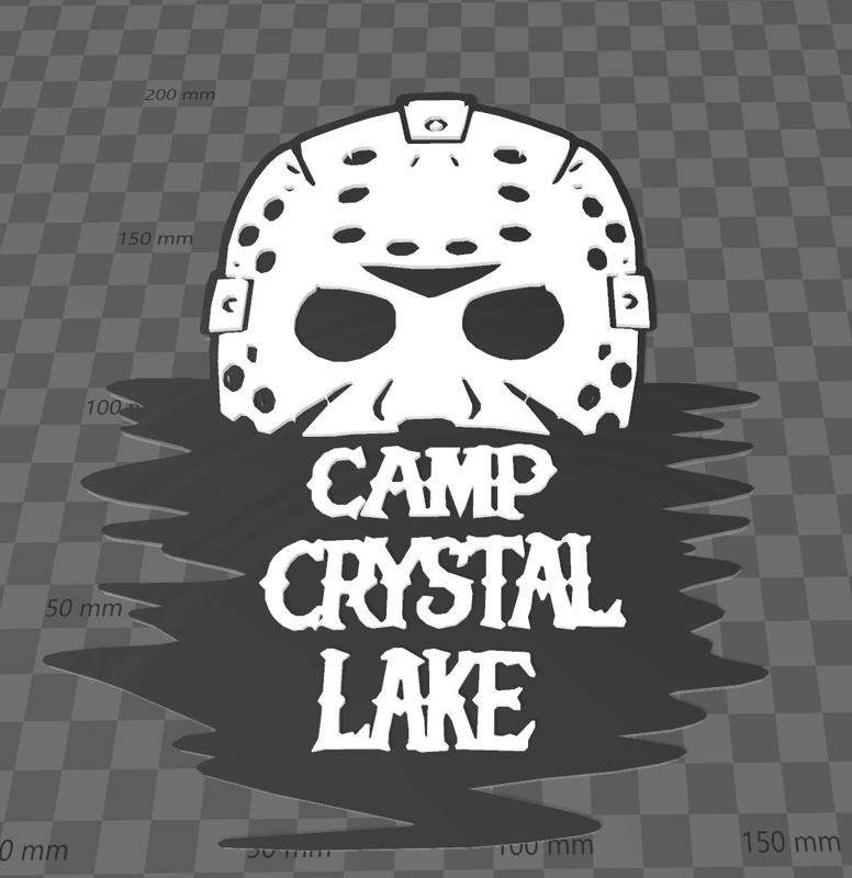 Camp Crystal Lake Sign V2
