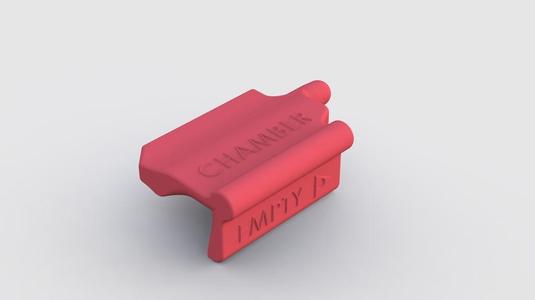 (S18_CF2) CHAMBER SAFETY FLAG, ANGLED, M14 (M305, SOCOM)