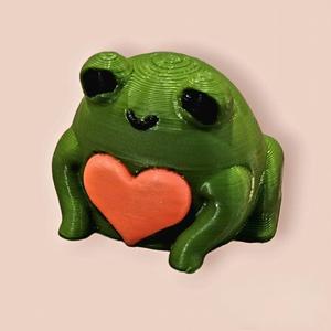 Cute Heart Frog