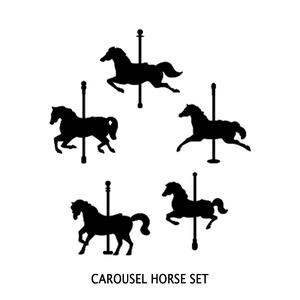 Carousel Horse Set