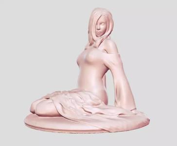 woman sitting  figure