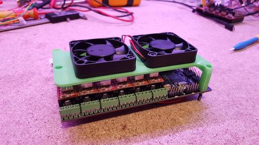 RUMBA Fan Mount / Bracket - 40mm or 50mm fans