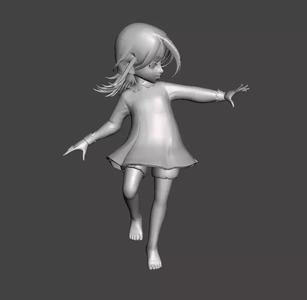 Merlin Kid 3D Model