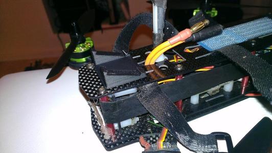 Xiaomi Yi - 20 degree tilted mount for FPV quadcopter