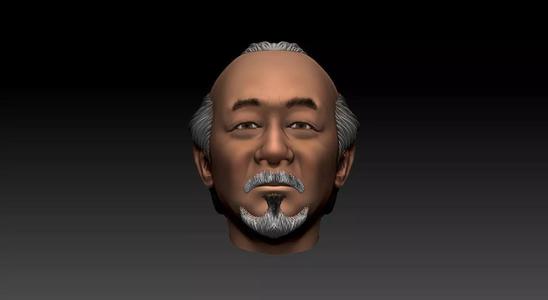 Mr Miyagi head -Pat Morita -Printable