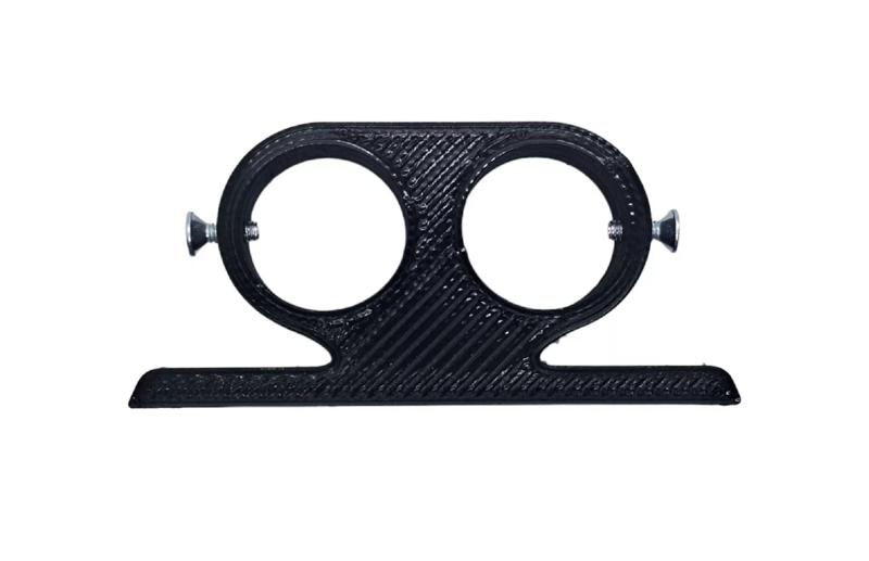 Double Curtain Bracket for Ceiling 19/22mm