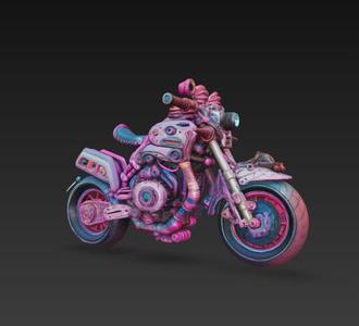 sci fi motorcycle