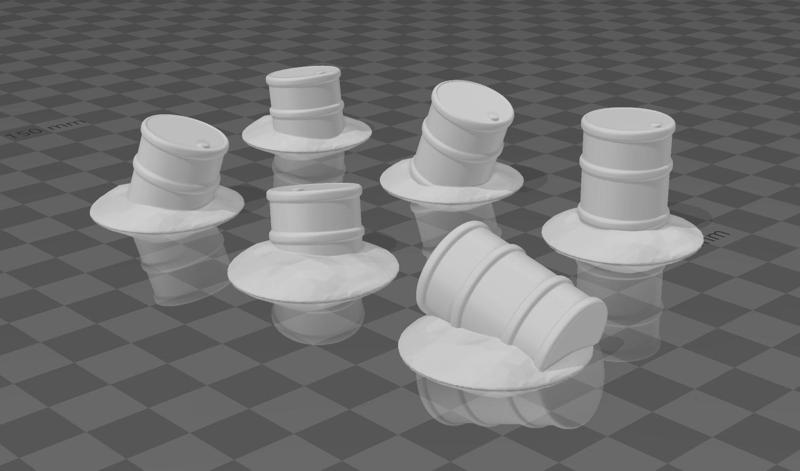 "Necro" Fuel Hunt Oil Barrel Tokens