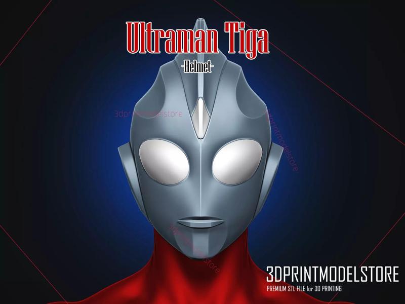 Ultraman Tiga Helmet - Cosplay Costume Halloween Mask