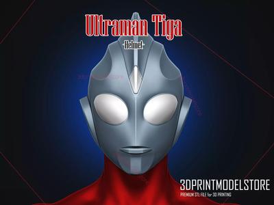 Ultraman Tiga Helmet - Cosplay Costume Halloween Mask