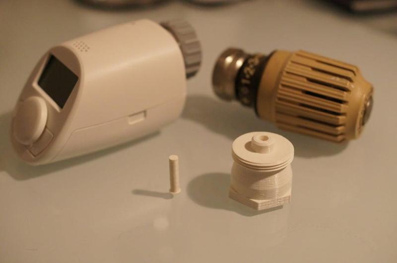 Heating Radiator Thermostat Adapter M28x1,5 to M30x1,5 e.g. for eQ-3 Thermostat