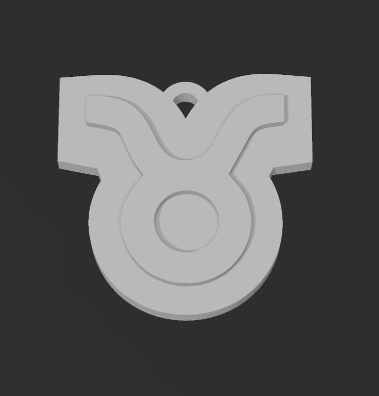 Taurus keychain necklace HD 8