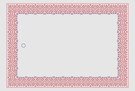 Specchiera taglio laser