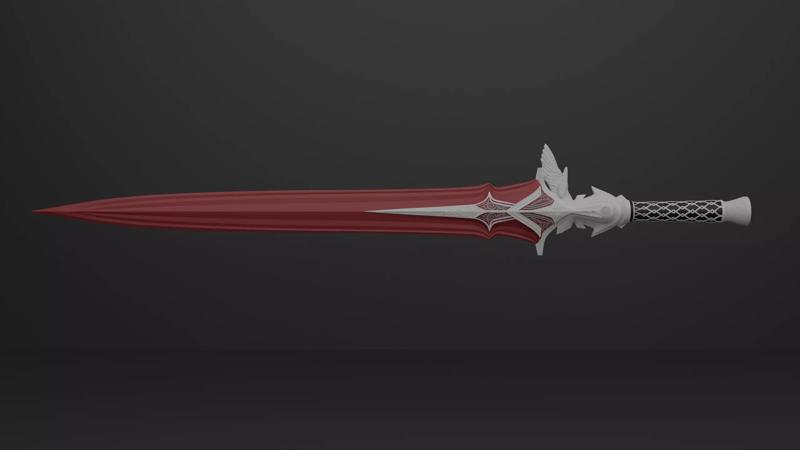 Final fantasy XV royal arms Sword of the Wise 3d print