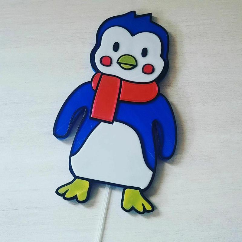 Stumble Guys themed cake topper