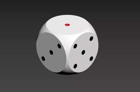 Dice printable drawing file