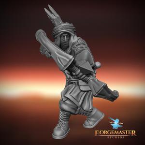 Crimson Targe Bow Pose 02