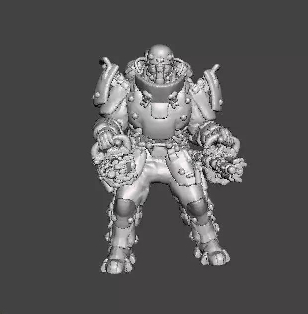 SUPERSOLDAT 1961 MINIATURE MODEL FIGURE FOR SCIFI GAMES RPG DND