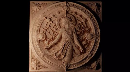 Constellation CNC 3d Print High Relief Sand Casting