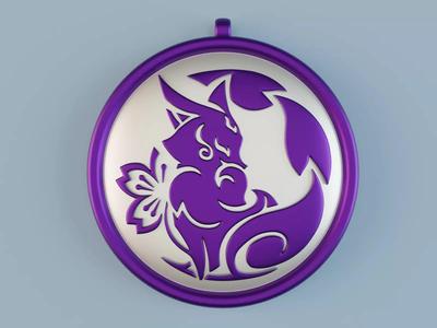 Genshin Impact Yae Miko Emblem pendant