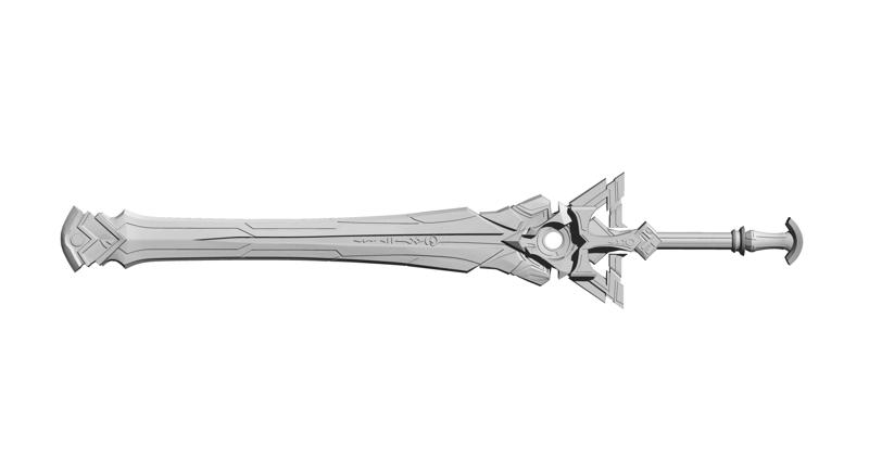 Genshin impact Key of Khaj-Nisut Nilou Sword 3d print
