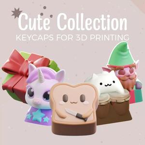 Cute Collection - keycaps to print - Mechanical keyboard