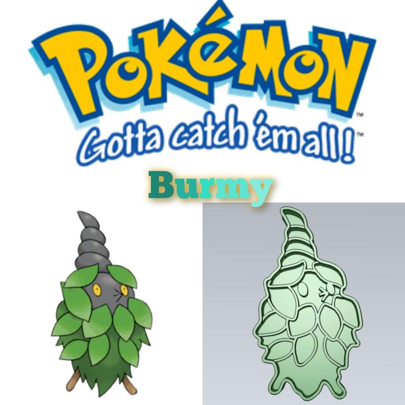 AMAZING POKEMON Burmy COOKIE CUTTER STAMP CAKE DECORATING