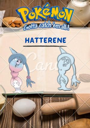 AMAZING POKEMON hatterene COOKIE CUTTER STAMP CAKE DECORATING