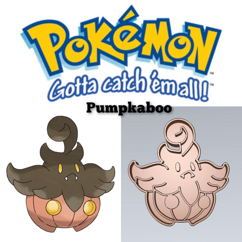 Amazing Pokemon pumpkaboo Cookie Cutter Stamp Cake Decorating