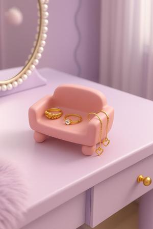 Comfy Sofa Jewelry Tray Earring necklace holder