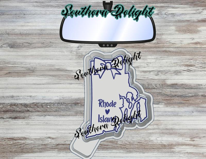 Rhode Island w/ bow freshie mold