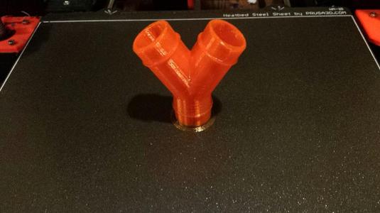 Parametric Y Connector