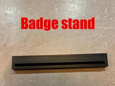 Badge stand
