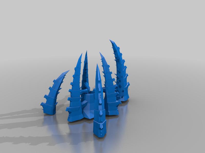 spine nest - tyranids - terrain