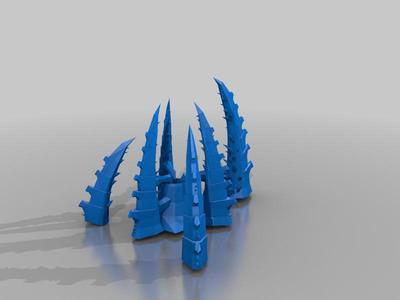 spine nest - tyranids - terrain
