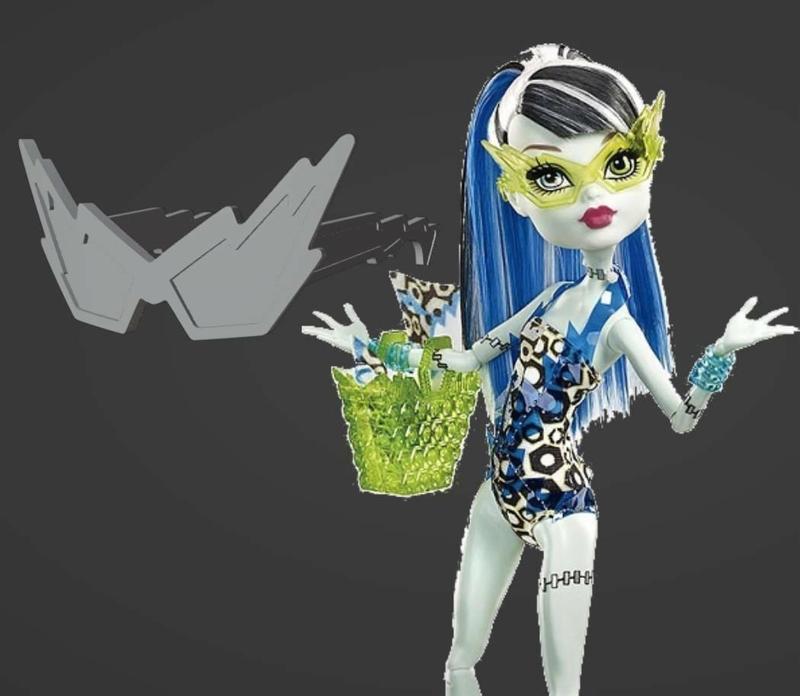 Frankie Stein Swim Class Glasses Replacements