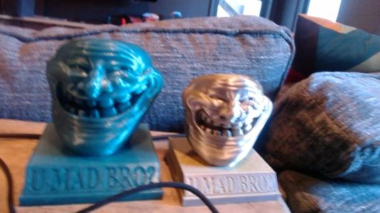 "U Mad Bro?" Trollface bust