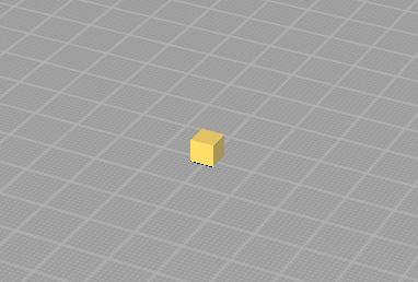 test cube 5 x 5 x 5 mm